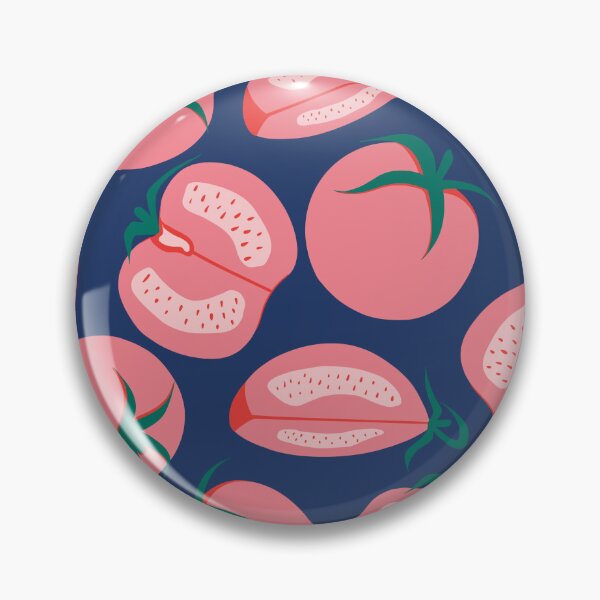 Item preview, Tomates rosas sin costuras designed and sold by Deviarty.