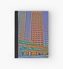 Financial district, reflections Hardcover Journal