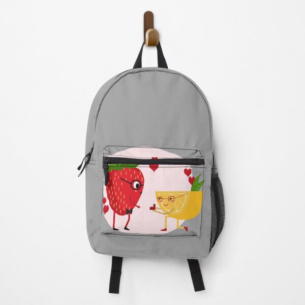 Item preview, Propose Day - 8th February - Surprise Fruity Proposal - Ms Lemon special on her knees proposal for Mr Strawberry designed and sold by YourSpace8.