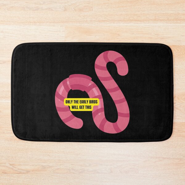 Item preview, Only the Early Birds Will Get This Funny Worm Design for Productive Morning People designed and sold by Nathalie Aynié.