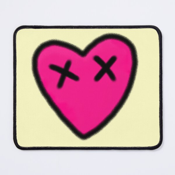 Item preview, Pink Heart Emoji Crossed Out Eyes Graffiti Spray Paint Art designed and sold by SYNTASTIC.