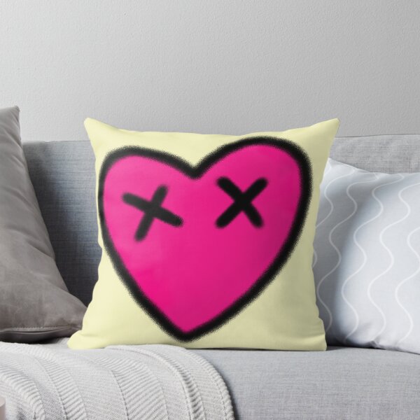 Item preview, Pink Heart Emoji Crossed Out Eyes Graffiti Spray Paint Art designed and sold by SYNTASTIC.