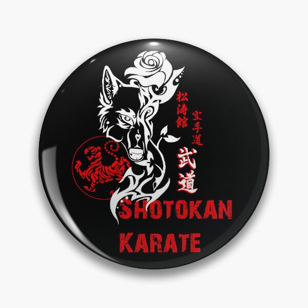 Item preview, Shotokan Karate Lone Budo Wolf - Martial Arts Design designed and sold by Zanshin-Art.
