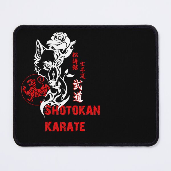 Item preview, Shotokan Karate Lone Budo Wolf - Martial Arts Design designed and sold by Zanshin-Art.