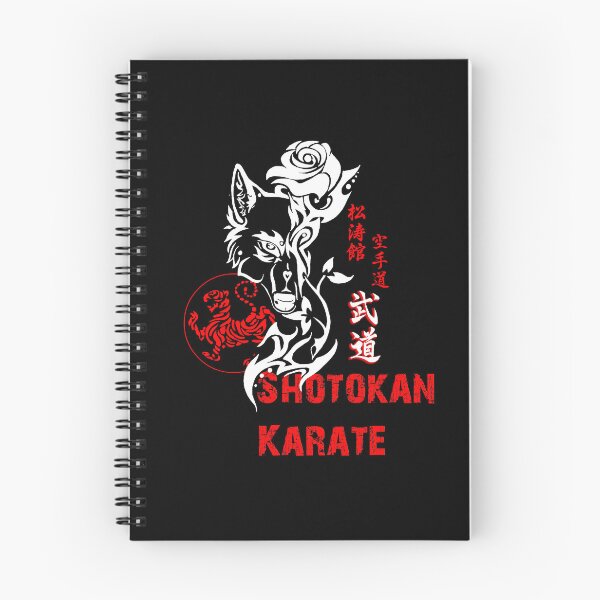 Item preview, Shotokan Karate Lone Budo Wolf - Martial Arts Design designed and sold by Zanshin-Art.