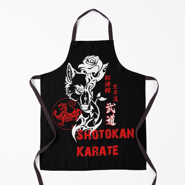 Item preview, Shotokan Karate Lone Budo Wolf - Martial Arts Design designed and sold by Zanshin-Art.