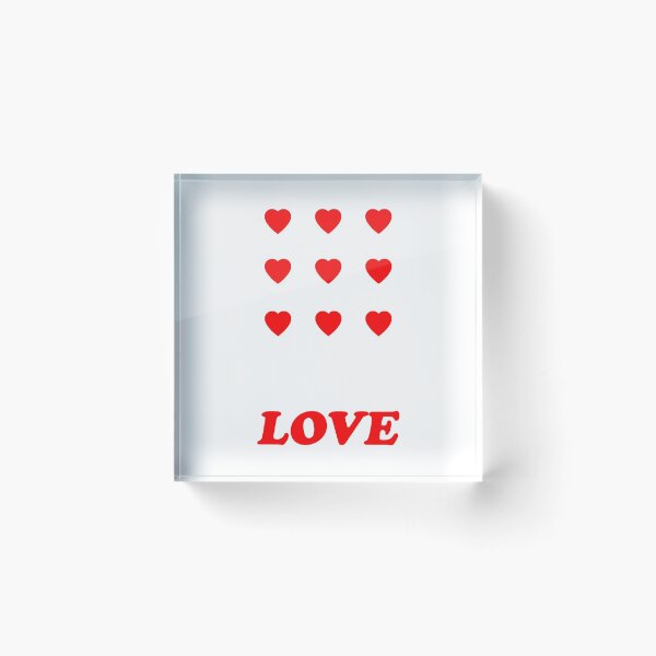 Item preview, Valentine's Cards: Nine Love Hearts designed and sold by Catherine Stephenson.