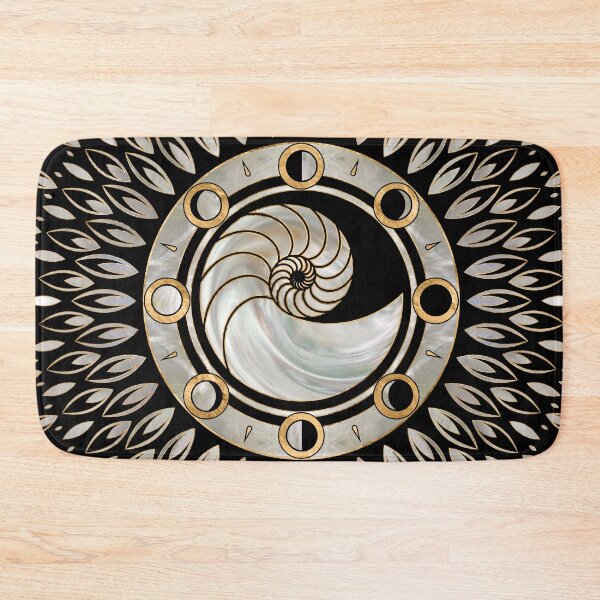 Item preview, Nautilus Shell - Phases of the moon designed and sold by k9printart.