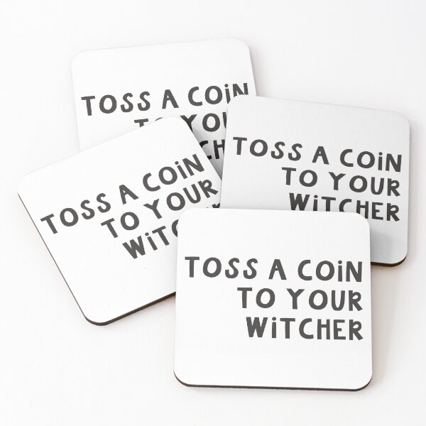 Item preview, Toss a Coin to your Witcher - The Witcher - Geralt of Riveria - Jaskier the Bard designed and sold by Monsterful Reads.