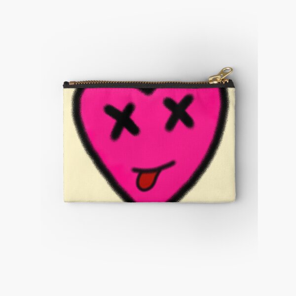 Item preview, Pink Heart Emoji Crossed Out Eyes Tongue Out Smile Graffiti Spray Paint Art designed and sold by SYNTASTIC.