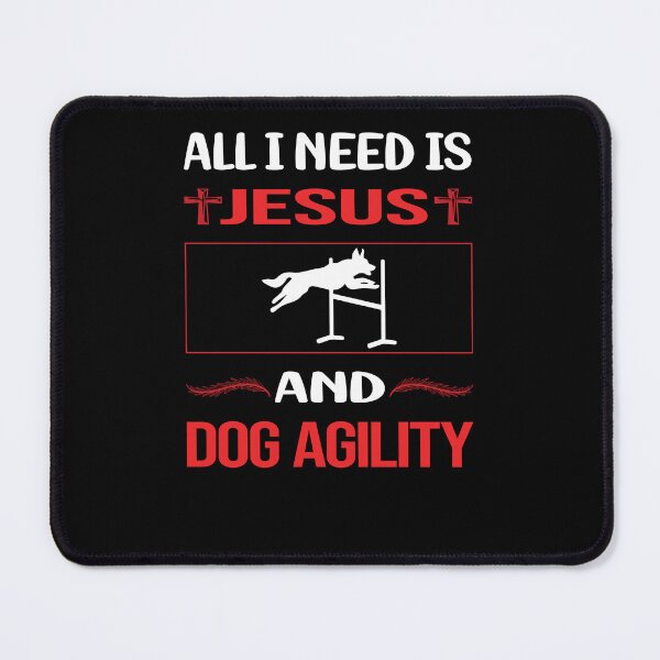 Item preview, Funny Jesus Dog Agility Training designed and sold by DougPoulos.