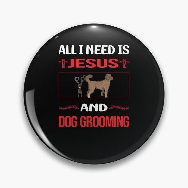 Item preview, Funny Jesus Dog Grooming Groomer designed and sold by DougPoulos.