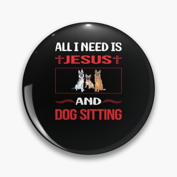 Item preview, Funny Jesus Dog Sitting designed and sold by DougPoulos.