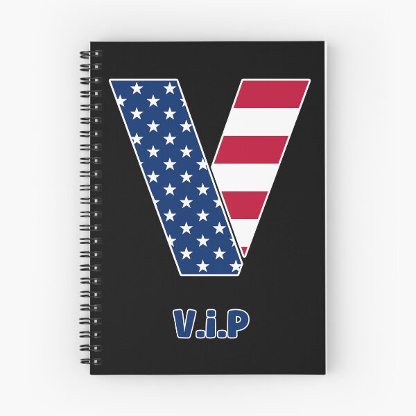 Item preview, Letter V USA flag vip designed and sold by Astralia.