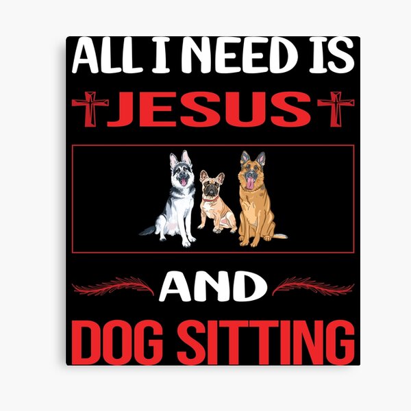 Item preview, Funny Jesus Dog Sitting designed and sold by DougPoulos.