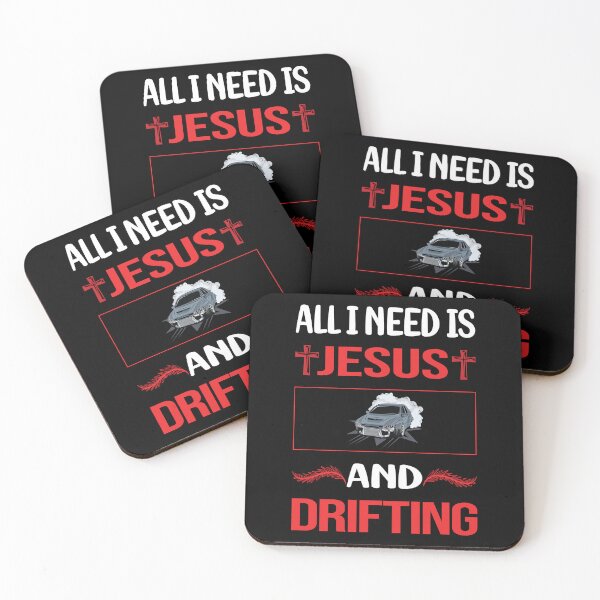 Artikelvorschau, Lustiger Jesus, der Drift treibt entworfen und verkauft von DougPoulos.