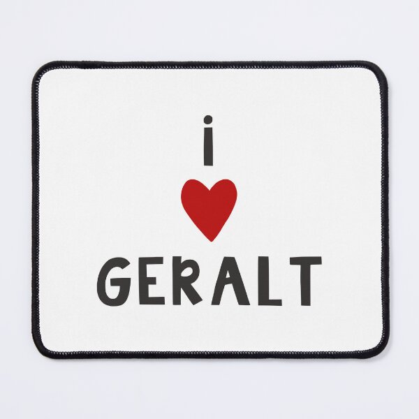 Item preview, I heart Geralt - Geralt of Rivia - The Witcher - Henry Cavill designed and sold by Monsterful Reads.