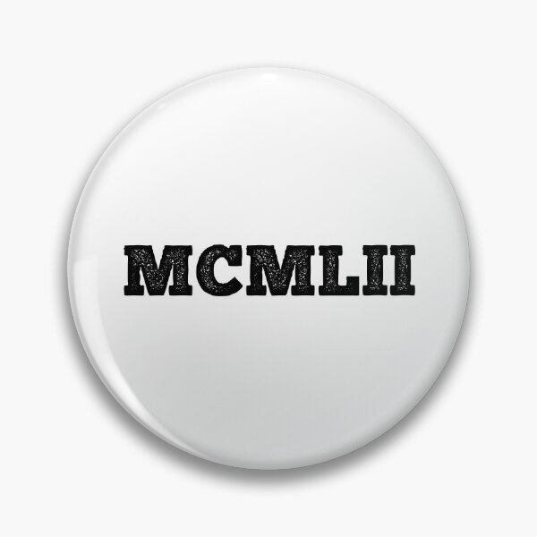 Item preview, 1952 Roman Numerals designed and sold by MSA-42.