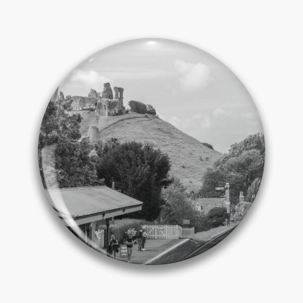 Item preview, Corfe Castle in monochrome designed and sold by cdkphotos.