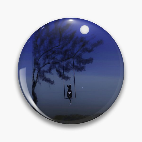 Item preview, Brella The Cat and the Moon designed and sold by brellaum-ART.