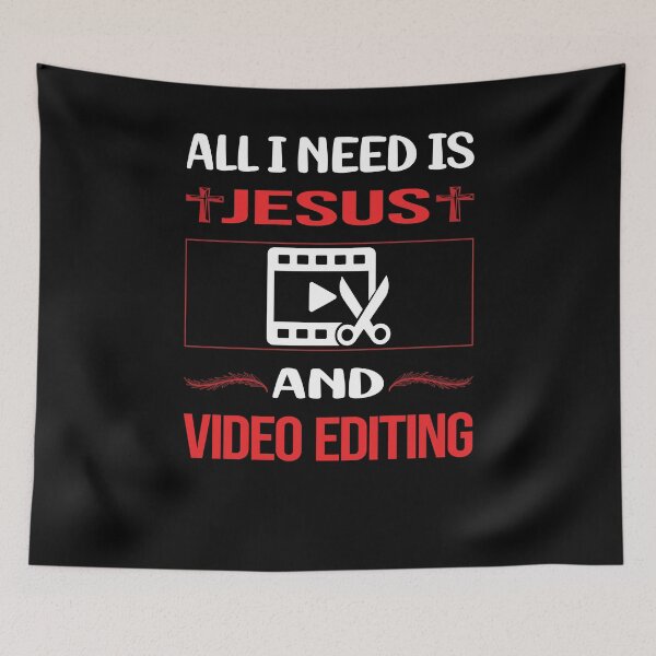 Item preview, Funny Jesus Video Editing Editor designed and sold by FifineCroteau.