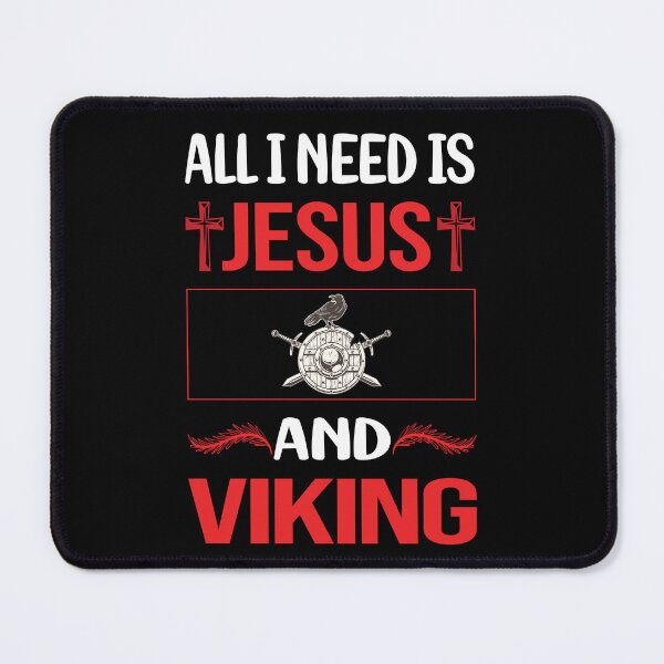 Item preview, Funny Jesus Viking designed and sold by FifineCroteau.