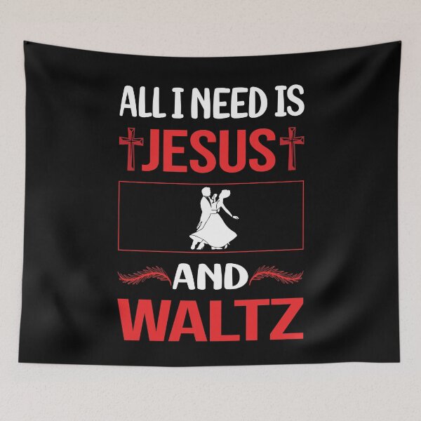 Item preview, Funny Jesus Waltz designed and sold by FifineCroteau.