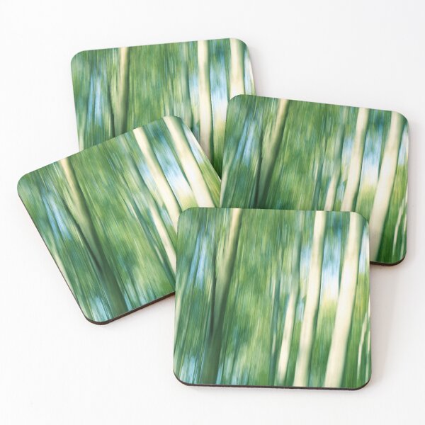 Item preview, ICM Birch forest along the Dutch dikes.  Motion photo as an impressionist painting.                                                                                                designed and sold by Jonnekesart.