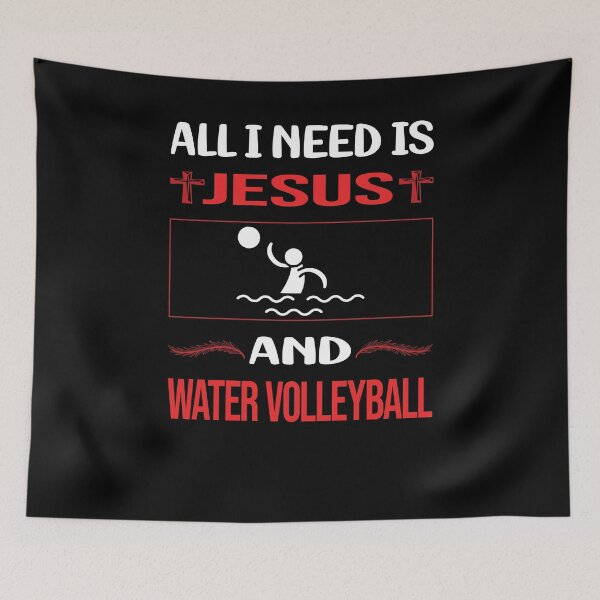 Item preview, Funny Jesus Water Volleyball designed and sold by FifineCroteau.