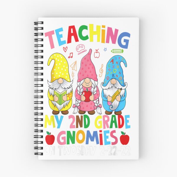 Item preview, Teaching 2nd Grade on Twosday 2222022 Gnomies Second Grade T-Shirt designed and sold by BauchAlberta.