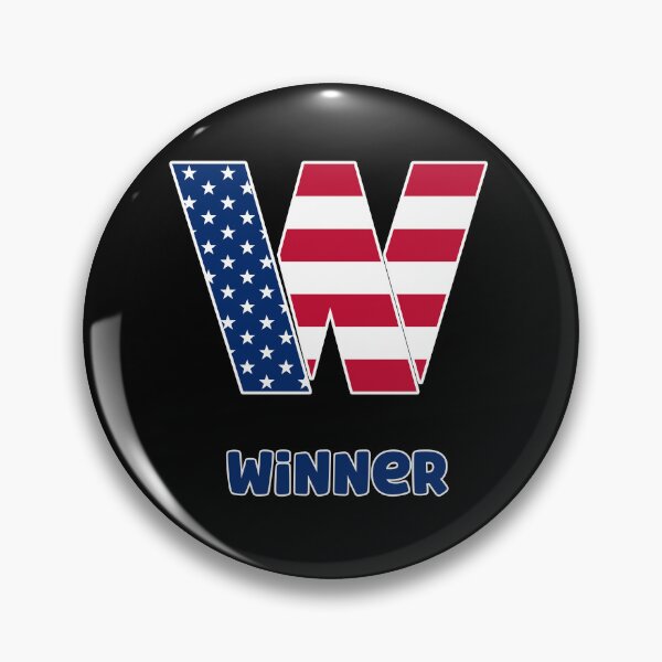 Item preview, Letter W USA flag winner designed and sold by Astralia.