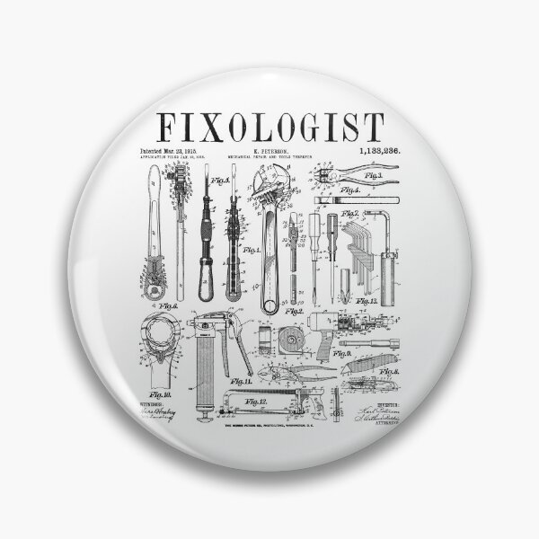 Item preview, Fixologist Mechanic Car Repair Tools Vintage Patent Print designed and sold by GrandeDuc.