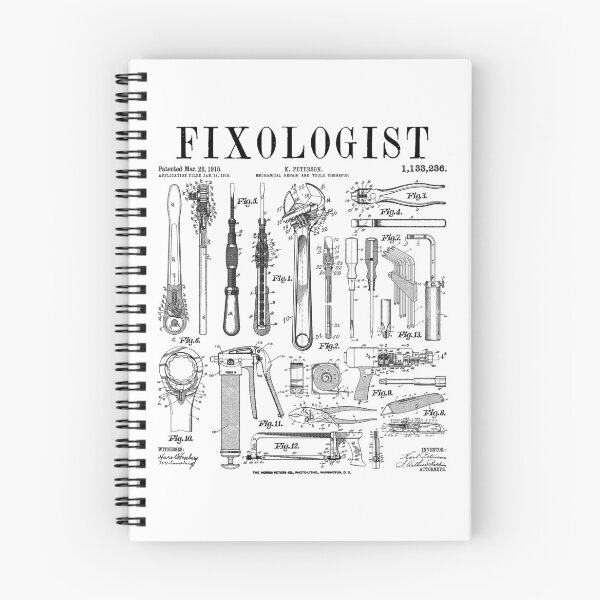 Item preview, Fixologist Mechanic Car Repair Tools Vintage Patent Print designed and sold by GrandeDuc.