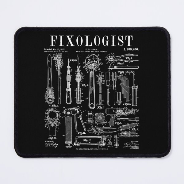 Item preview, Fixologist Mechanic Car Repair Tools Vintage Patent Print designed and sold by GrandeDuc.