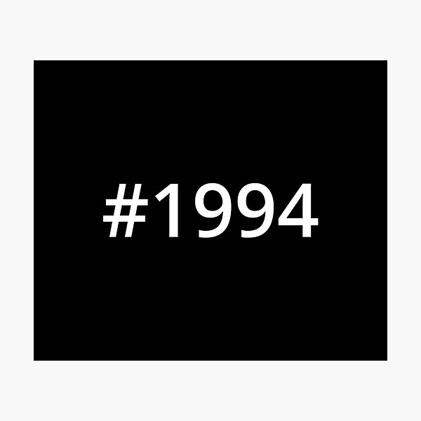 Item preview, Hashtag 1994 designed and sold by MSA-42.