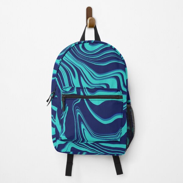 Item preview, Minimal abstract fluid in blues designed and sold by Lo-cura.