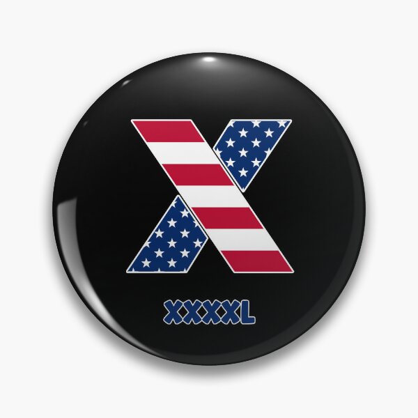 Item preview, Letter X USA flag XXXXL designed and sold by Astralia.