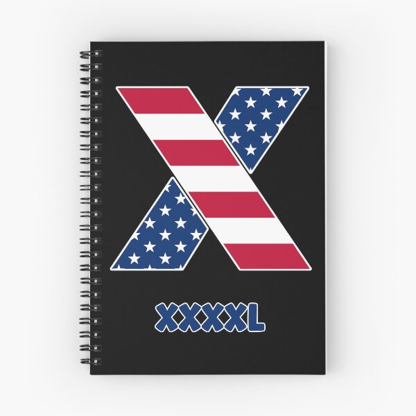 Item preview, Letter X USA flag XXXXL designed and sold by Astralia.