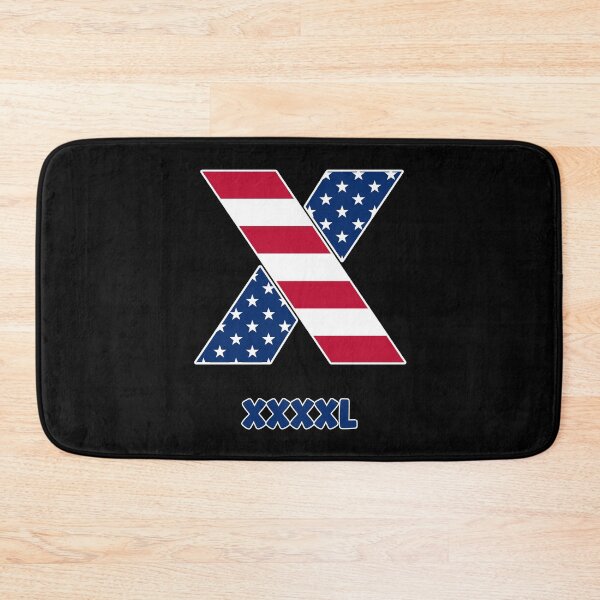 Item preview, Letter X USA flag XXXXL designed and sold by Astralia.