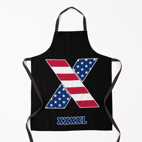 Item preview, Letter X USA flag XXXXL designed and sold by Astralia.