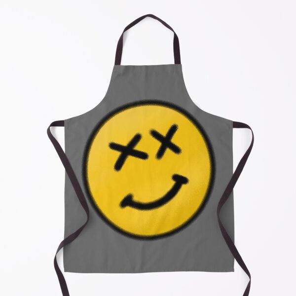 Item preview, Smiley Face Emoji Crossed Out Eyes Smile Yellow Circle Spray Paint Art Graffiti designed and sold by SYNTASTIC.