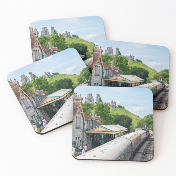 Item preview, Steam train at Corfe Castle designed and sold by cdkphotos.
