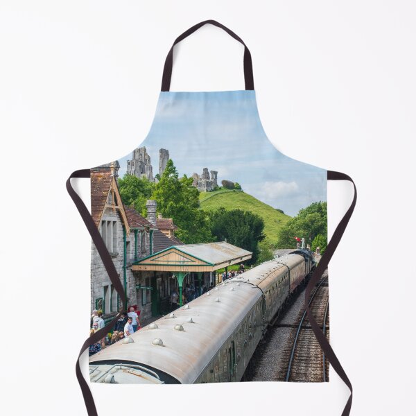 Item preview, Steam train at Corfe Castle designed and sold by cdkphotos.