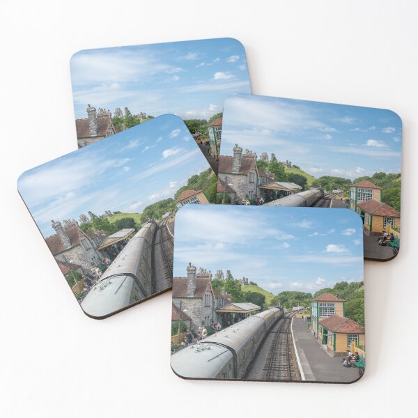 Item preview, Steam train at Corfe Castle designed and sold by cdkphotos.
