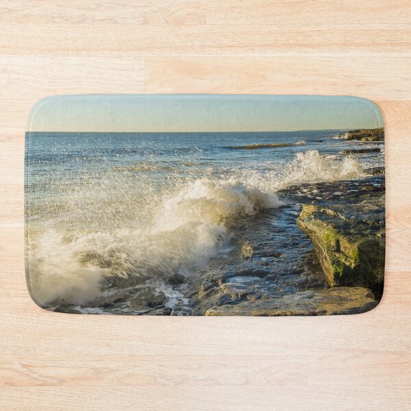 Item preview, Strong winds at Dunraven Bay Glamorgan Heritage Coast Wales designed and sold by Cameranick.
