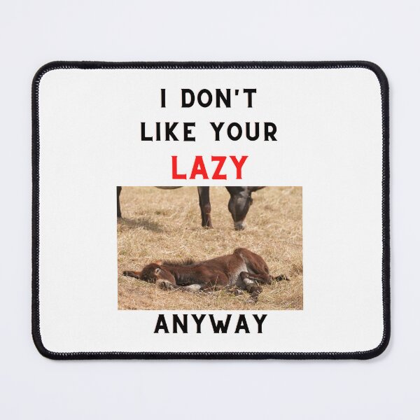 Item preview, I don't like your lazy butt anyway designed and sold by RobbiesMusic.