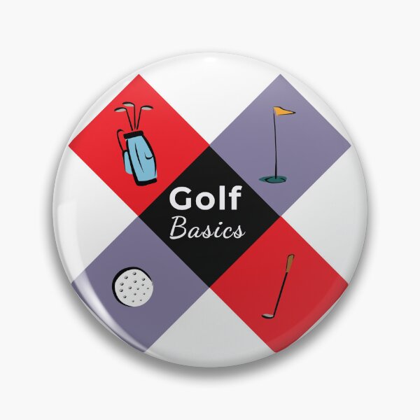 Item preview, Golf Basics Club Ball Bag Hole Design designed and sold by FuddalanDesigns.