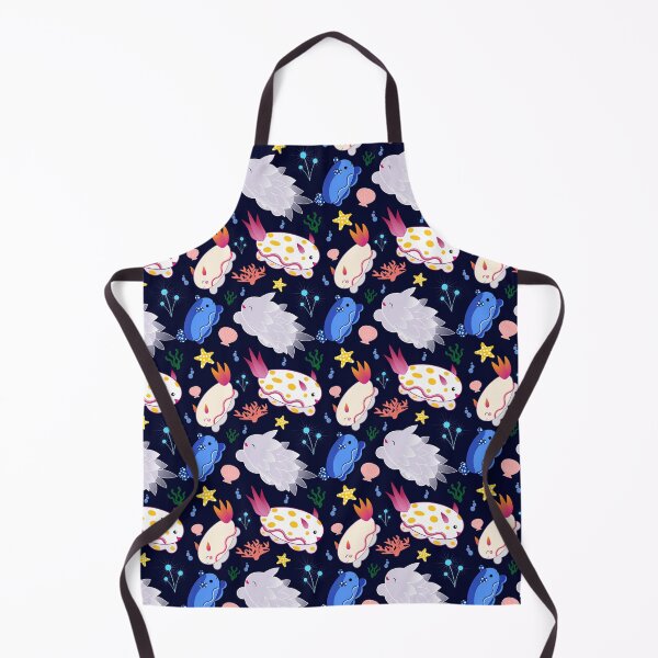 Item preview, Cute Nudibranchs on Navy Blue designed and sold by mixMixtli.