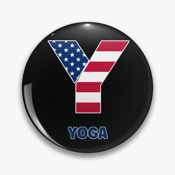 Item preview, Letter Y USA flag yoga designed and sold by Astralia.