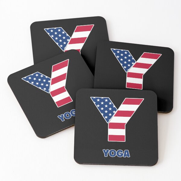 Item preview, Letter Y USA flag yoga designed and sold by Astralia.